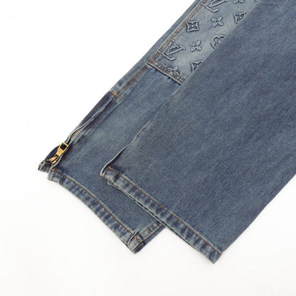 24SS embossed jeans