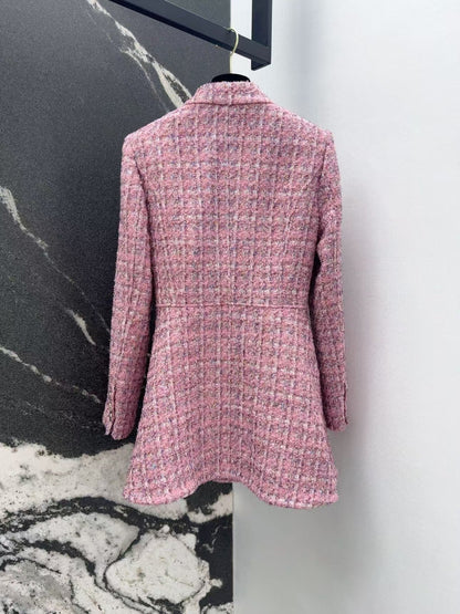 New Woven Midi Jacket Dress