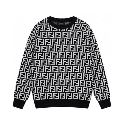 24SS Fashion elements jacquard wool knitwear