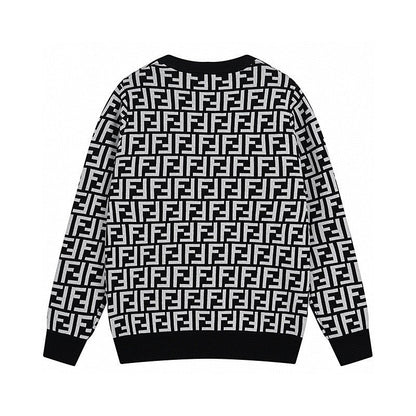 24SS Fashion elements jacquard wool knitwear