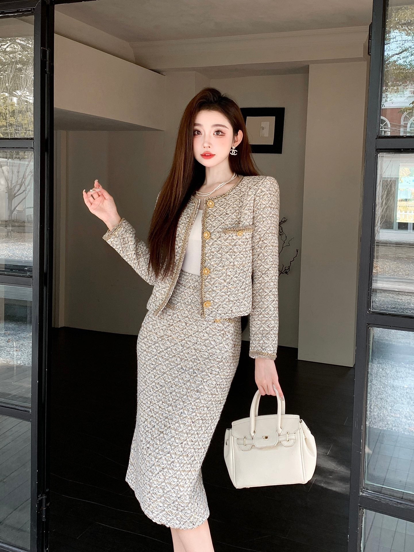 Chan*lai 25 Early Spring Jacket + Skirt Set (Bestseller)