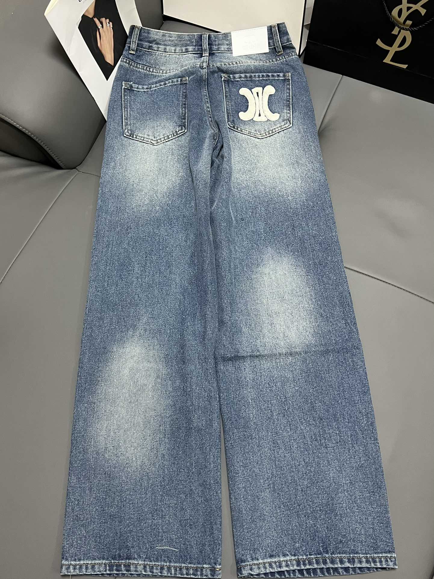 New Logo Straight Jeans